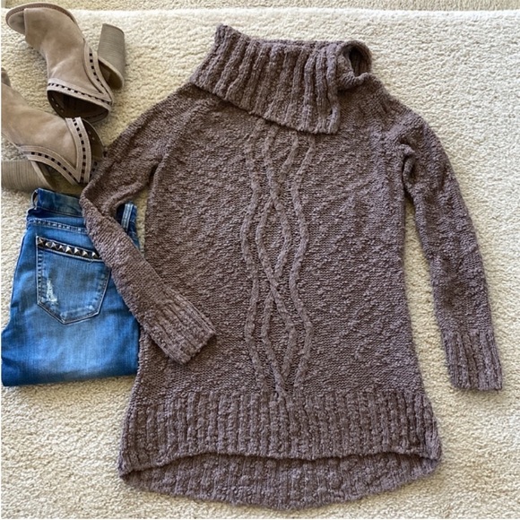 Anthropologie Sweaters - Anthropologie Moth Cowl Button Neck Sweater